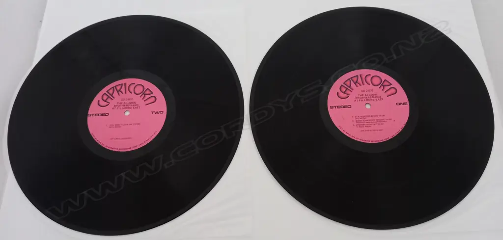 The Allman Brothers Band, The Allman Brothers Band At Fillmore East, (Double Album) Image 1++